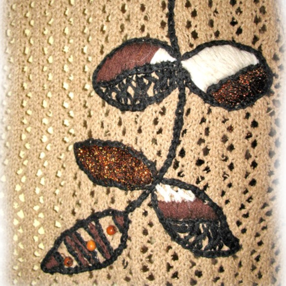 Vintage Y2K 90s 80s Chaus Womens Knit Crochet Mesh Fishnet Net See Through Top L - Picture 6 of 8